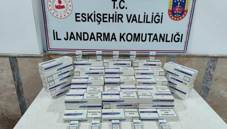 Jandarma ekiplerinden kaçak sigara operasyonu