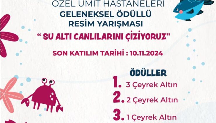 Özel Ümit’te su altı resimleri yarışacak