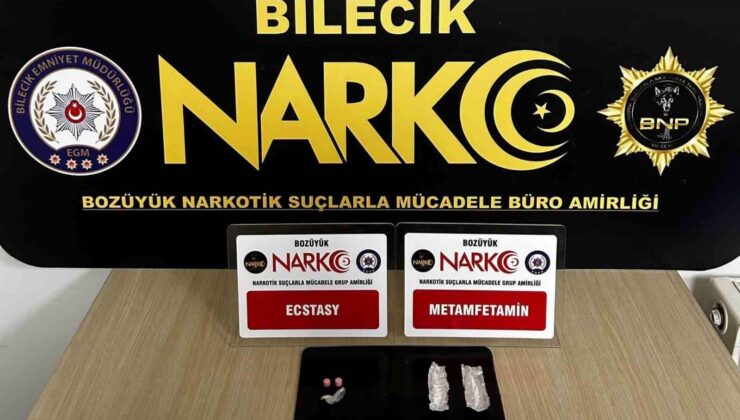 Bilecik’te şüpheli şahsın üzerinden uyuşturucu çıktı