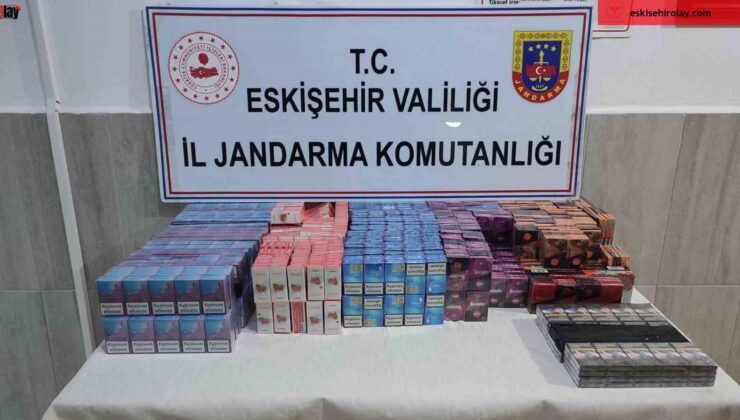 Jandarma ekiplerinden kaçak sigara operasyonu