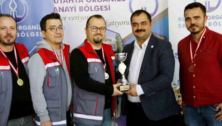 Kütahya OSB’de ’Tavla Turnuvası’nın şampiyon belli oldu