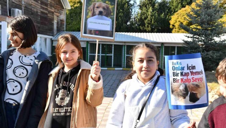 Öğrencilerden can dostlara anlamlı bağış