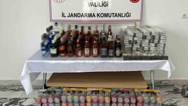 İzin belgesi olmadan sigara ve alkol satılan iş yerine baskın