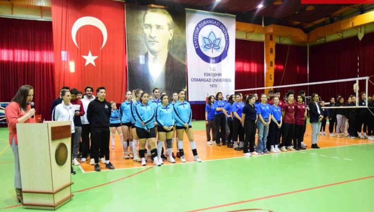 ÜNİLİG Voleybol Bölgesel Lig Müsabakaları ESOGÜ’de başladı